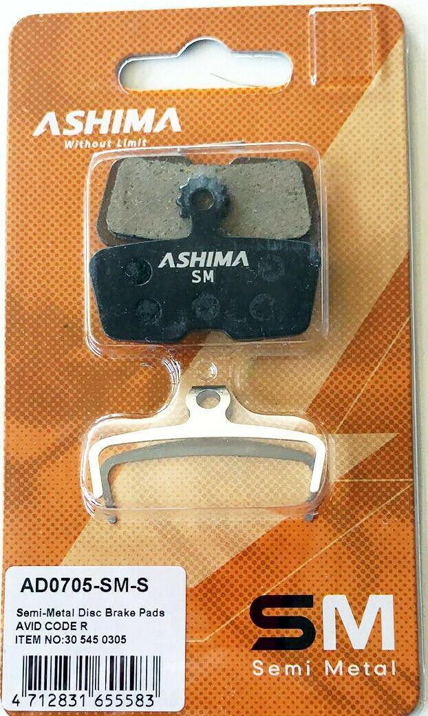 Pastillas Freno Ashima semi-metalicas para Shimano XT M755